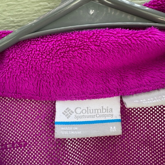 Columbia woman Fleece Jacket - Vibrant Purple - Picture 3 of 4
